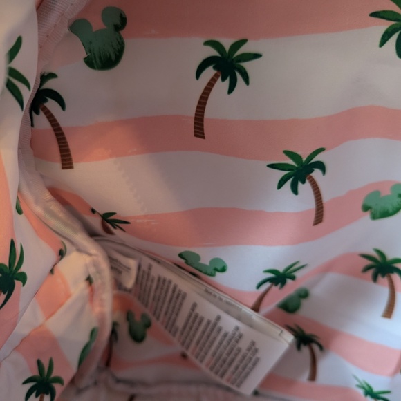 Loungefly Disney Parks Tropical Minnie & Mickey Backpack & Wallet Bamboo Handle main image 12